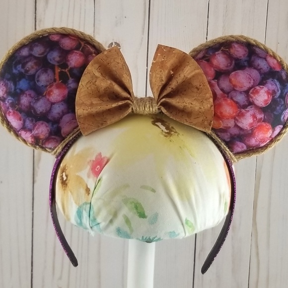 We Have Ears Accessories - 2 Pairs Food Wine Minnie Mouse Ears Headband